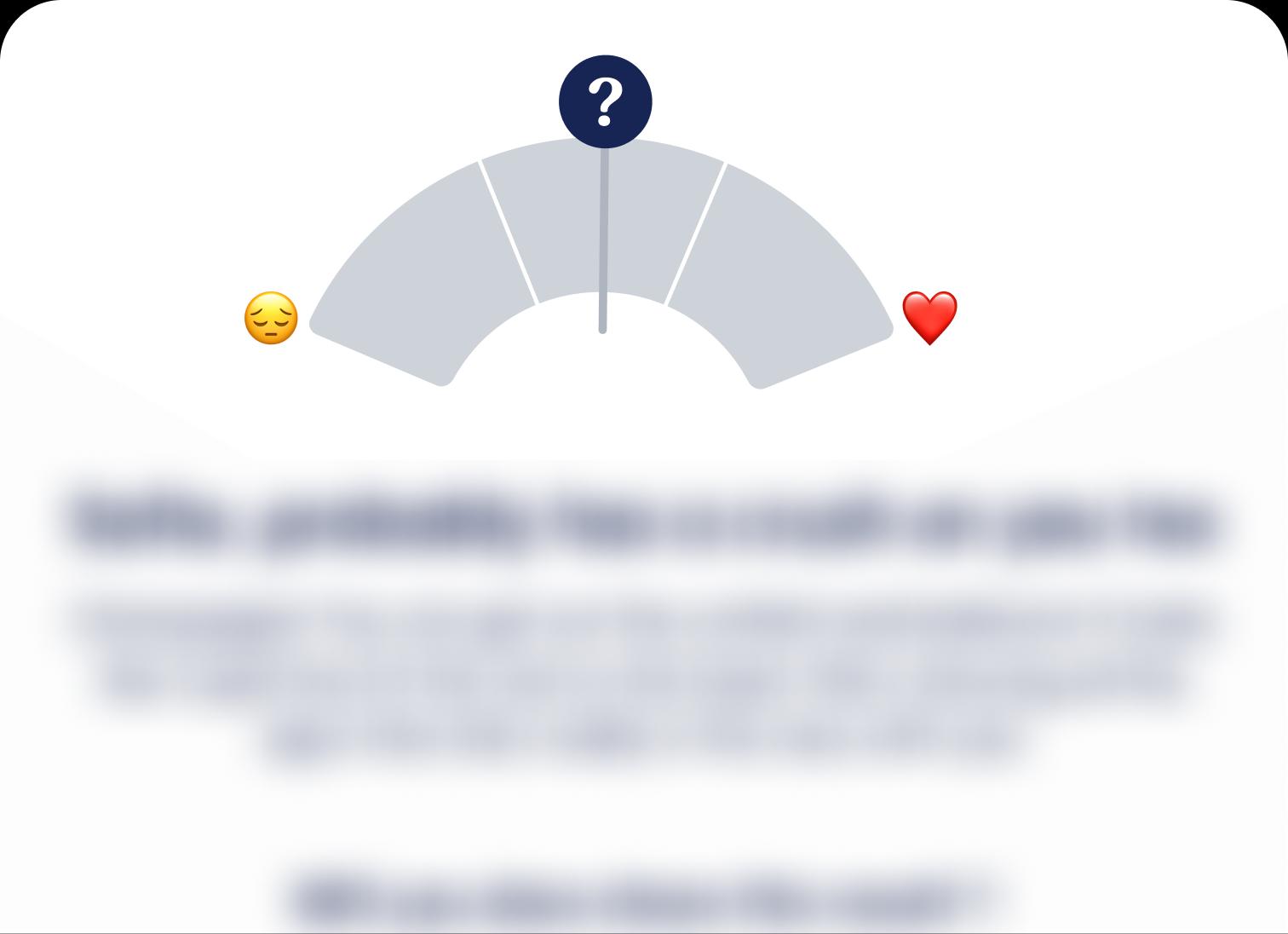 Love Test result
